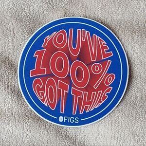 FIGS Stickers - You've 100% Got This